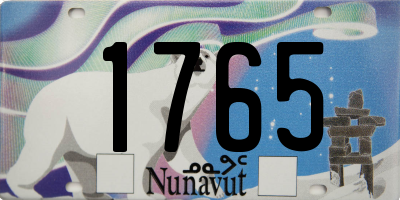 NU license plate 1765