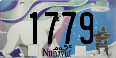 NU license plate 1779