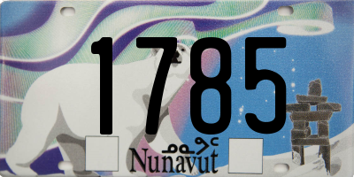 NU license plate 1785