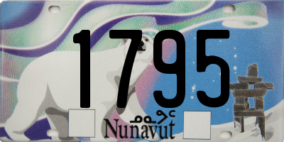 NU license plate 1795