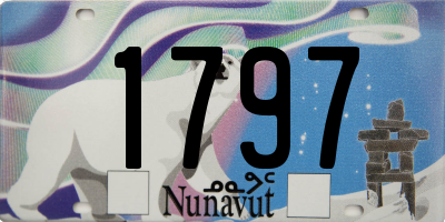 NU license plate 1797