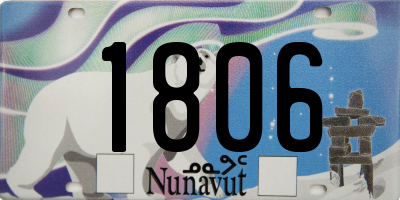 NU license plate 1806