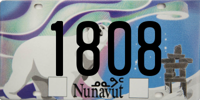 NU license plate 1808