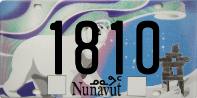 NU license plate 1810