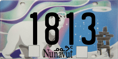 NU license plate 1813