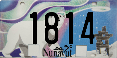 NU license plate 1814