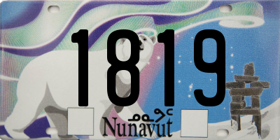 NU license plate 1819