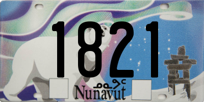 NU license plate 1821