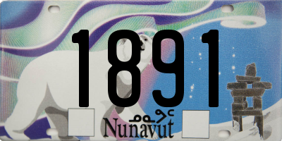 NU license plate 1891