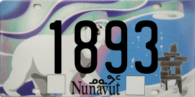 NU license plate 1893