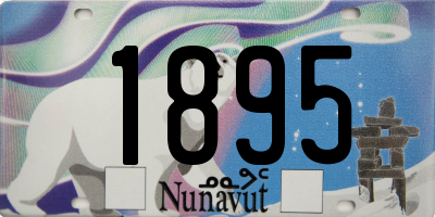 NU license plate 1895