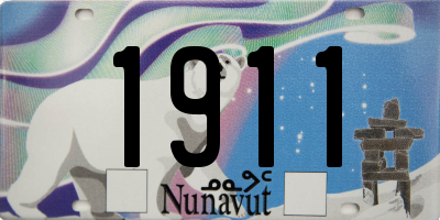 NU license plate 1911