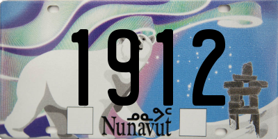 NU license plate 1912