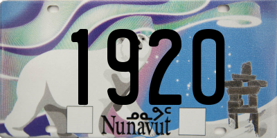 NU license plate 1920