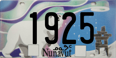 NU license plate 1925