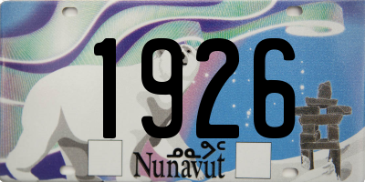 NU license plate 1926