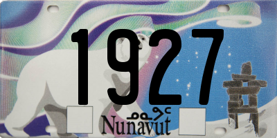 NU license plate 1927