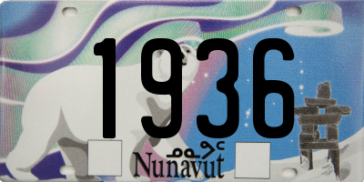 NU license plate 1936