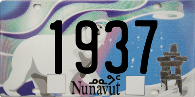 NU license plate 1937