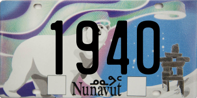 NU license plate 1940