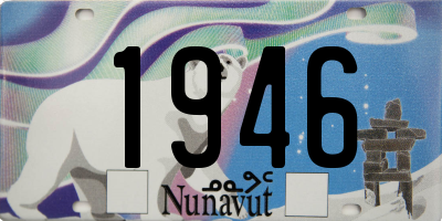 NU license plate 1946