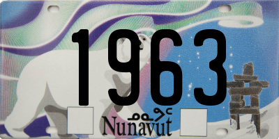 NU license plate 1963