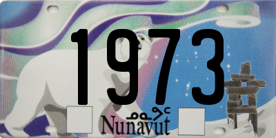 NU license plate 1973