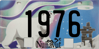 NU license plate 1976