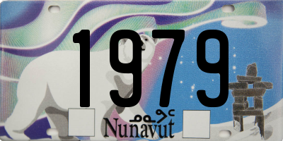 NU license plate 1979