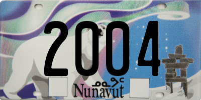 NU license plate 2004