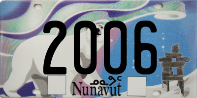 NU license plate 2006