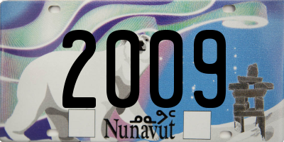 NU license plate 2009