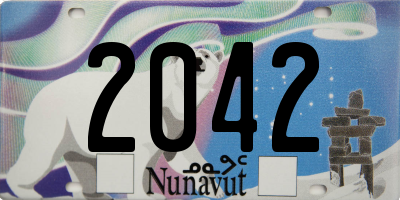 NU license plate 2042