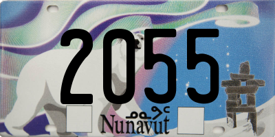 NU license plate 2055