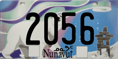 NU license plate 2056