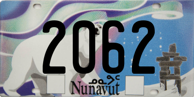 NU license plate 2062