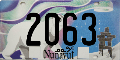 NU license plate 2063