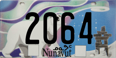 NU license plate 2064