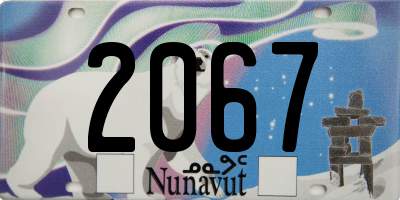 NU license plate 2067