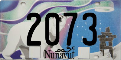 NU license plate 2073