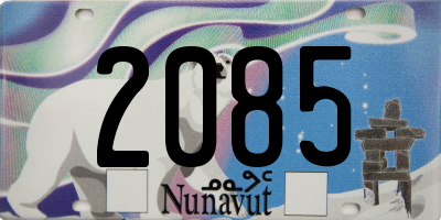 NU license plate 2085