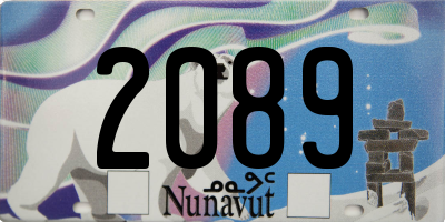 NU license plate 2089