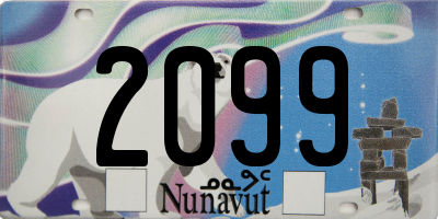 NU license plate 2099