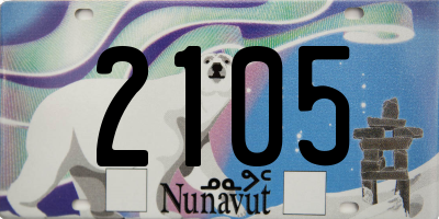 NU license plate 2105