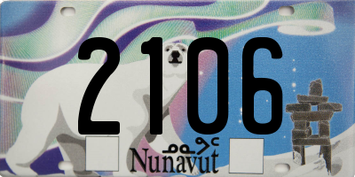 NU license plate 2106