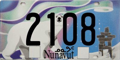 NU license plate 2108