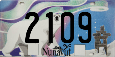 NU license plate 2109