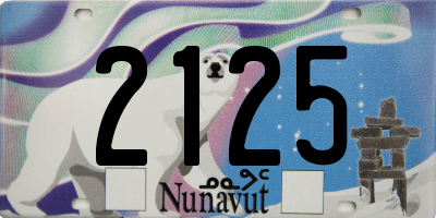 NU license plate 2125