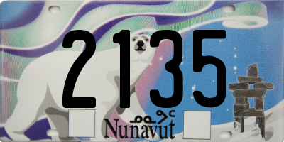 NU license plate 2135