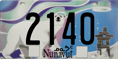 NU license plate 2140